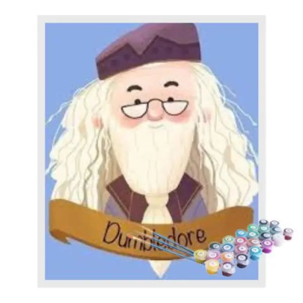 Pintura Numerada Terapêutica - Dumbledore