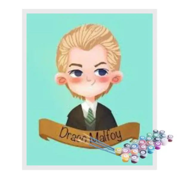 Pintura Numerada Terapêutica - Draco Malfoy