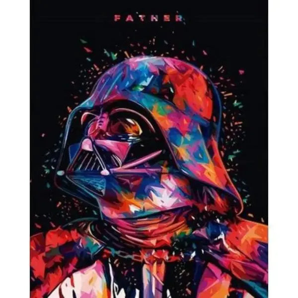 Pintura Numerada Terapêutica - Darth Vader