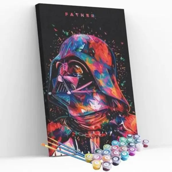 Pintura Numerada Terapêutica - Darth Vader