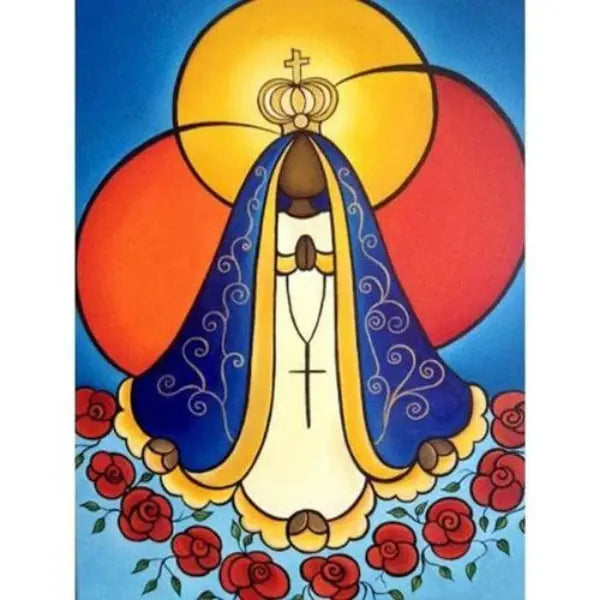 Pintura Numerada Terapêutica - Nossa Senhora Aparecida