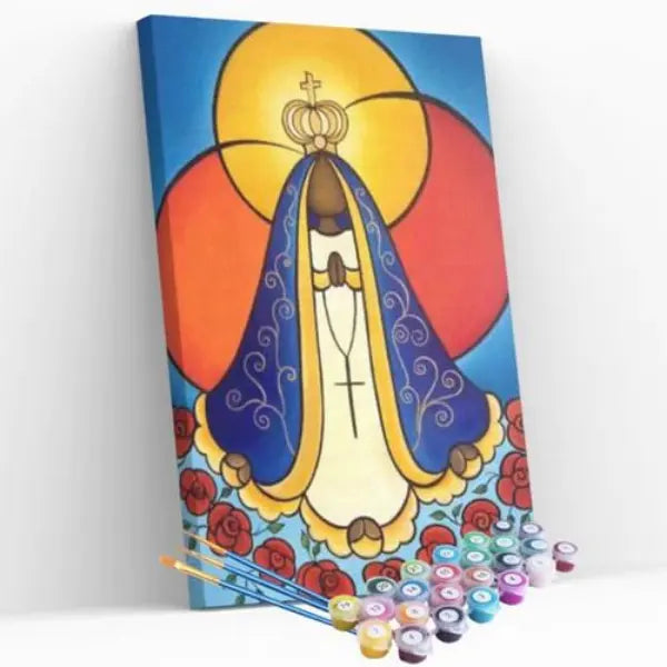 Pintura Numerada Terapêutica - Nossa Senhora Aparecida