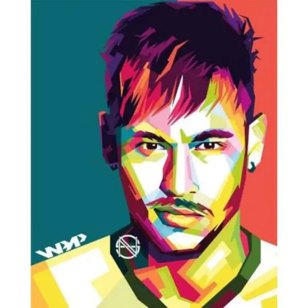 Pintura Numerada Terapêutica - Neymar Jr.