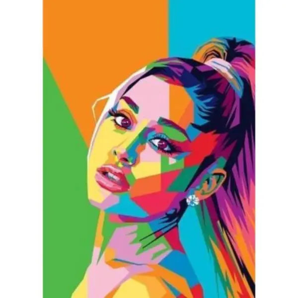 Pintura Numerada Terapêutica - Ariana Grande