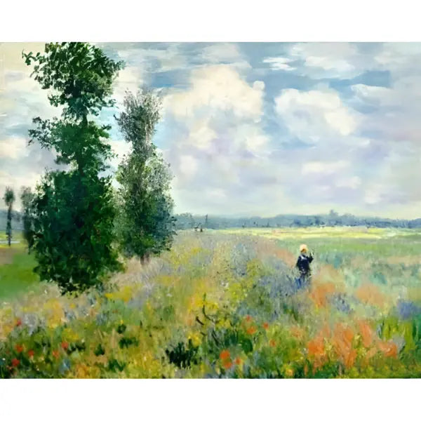 Pintura Numerada Terapêutica - Campos de Papoula Monet