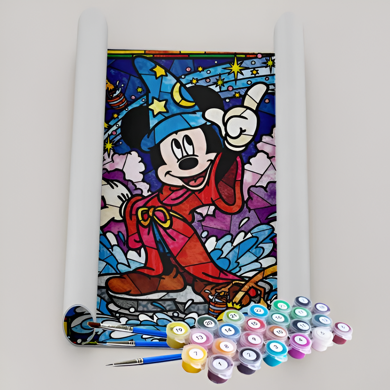 Pintura Numerada Terapêutica - Mickey Mouse Mágico