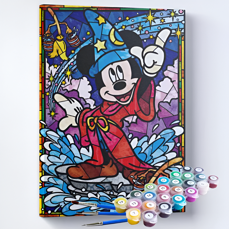 Pintura Numerada Terapêutica - Mickey Mouse Mágico